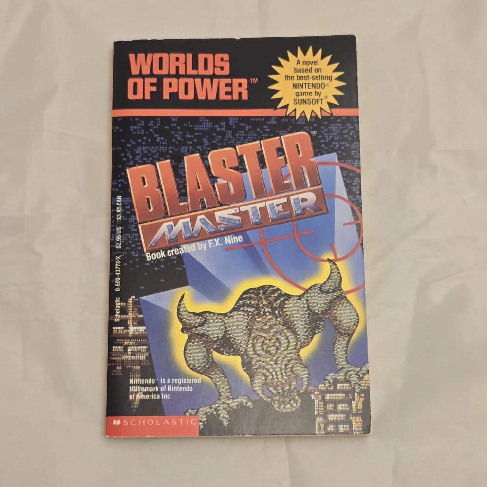 Scholastic Blaster Master Book with Red and Blue Cover